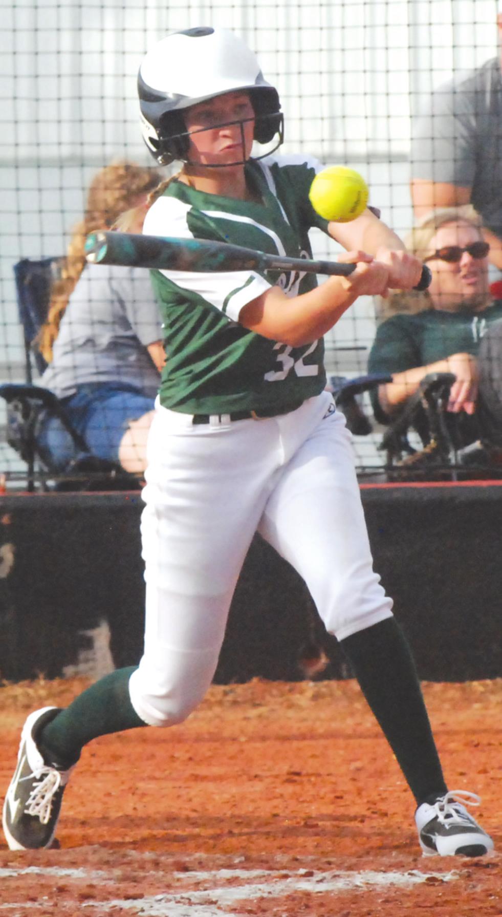 Kaylee Yoder went 3-7with 2 runs scored, 2 RBIs and a walk in this weekend’s tournament at Fairview. Aubyn Phippen/WDN
