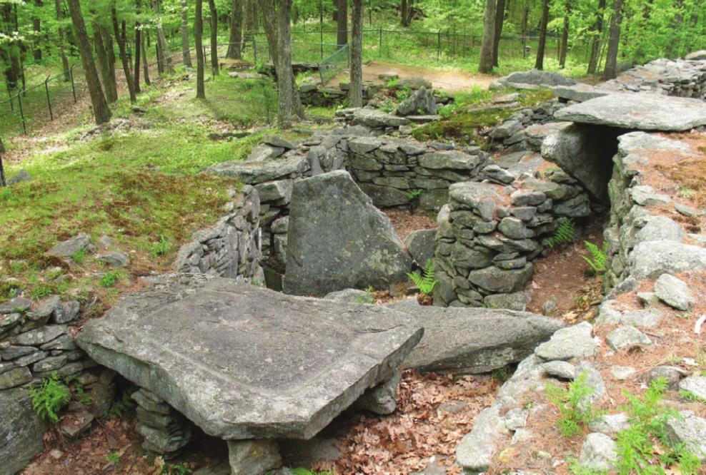 Police have made an arrest following a 15-month-long investigation into vandalism at a group of rock configurations in New Hampshire called “America’s Stonehenge.” Provided