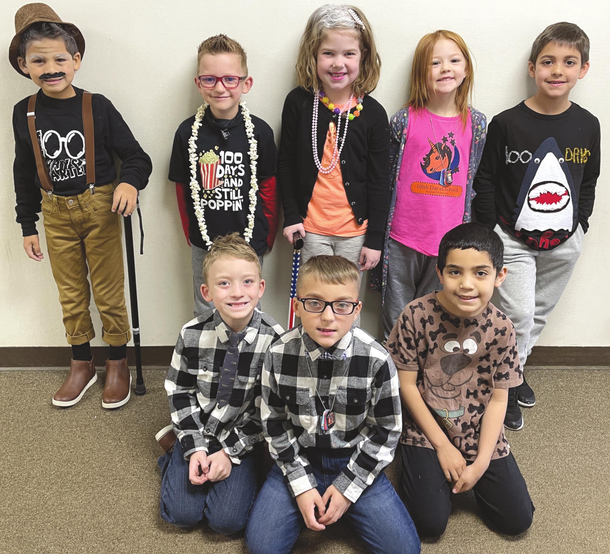 At left, Burcham Elementary students | Weatherford Daily News