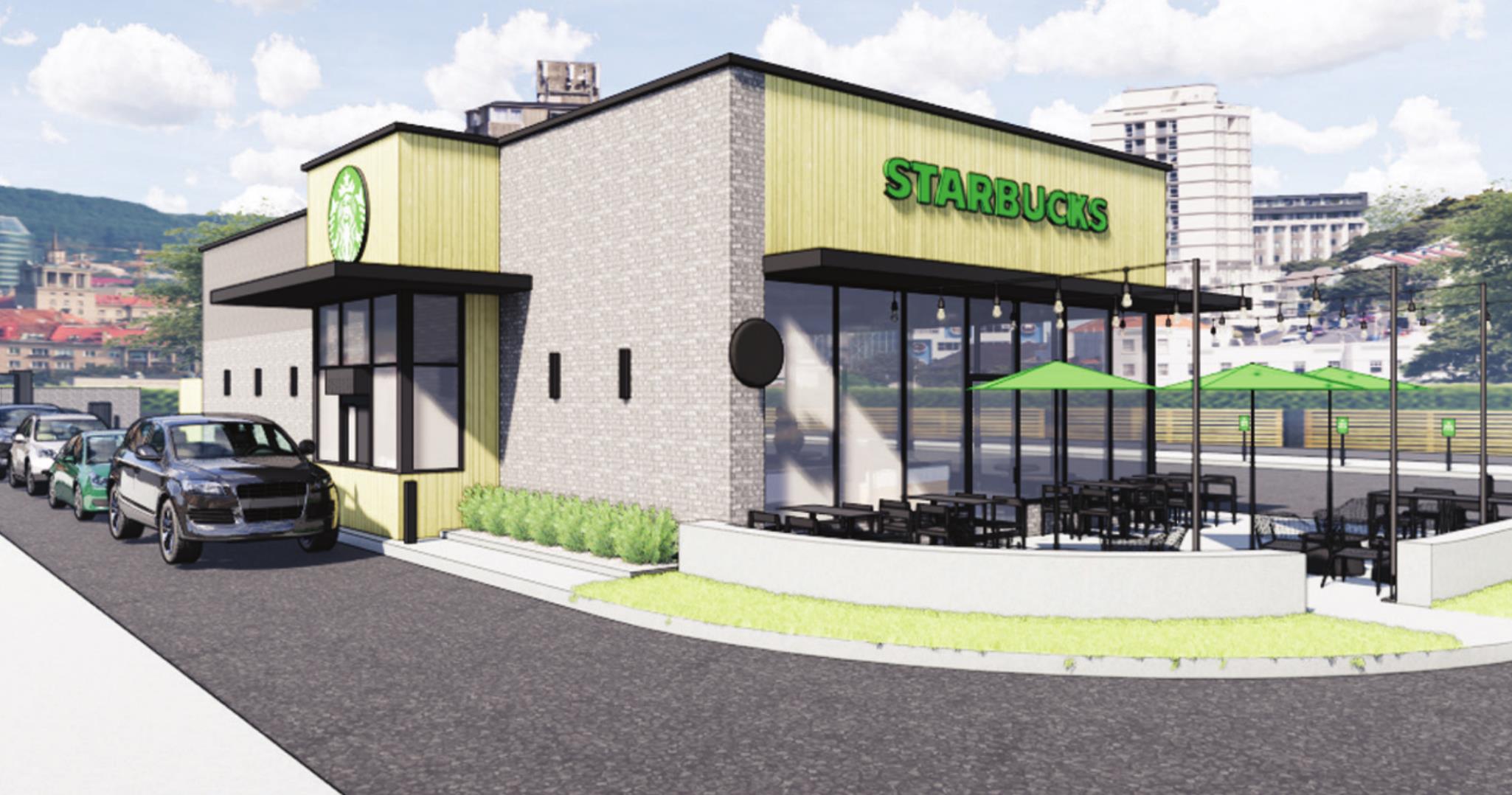 Starbucks will open a store in Weatherford north of McDonald’s on the west side of Washington Avenue. Provided