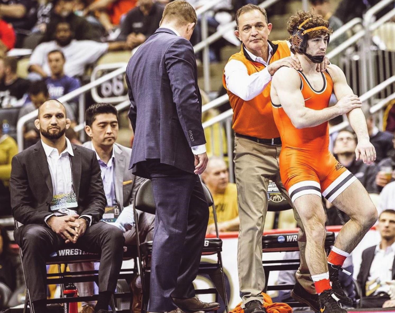 Oklahoma State wrestler Daton Fix is suspended from competition through Feb. 10, 2021. Provided