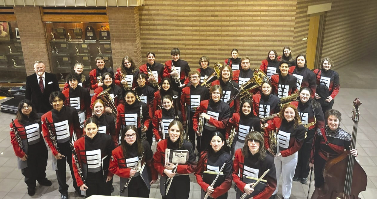 ► The Weatherford High School wind ensemble received superior ratings on stage and in sight reading, advancing them to state in March.