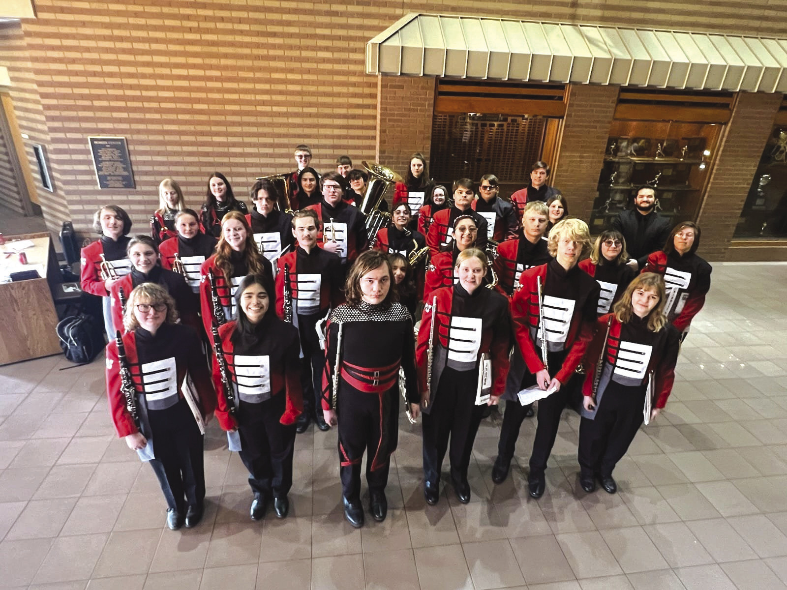 ► The Weatherford High School concert band received an excellent ratings on stage and a superior rating in sight reading.