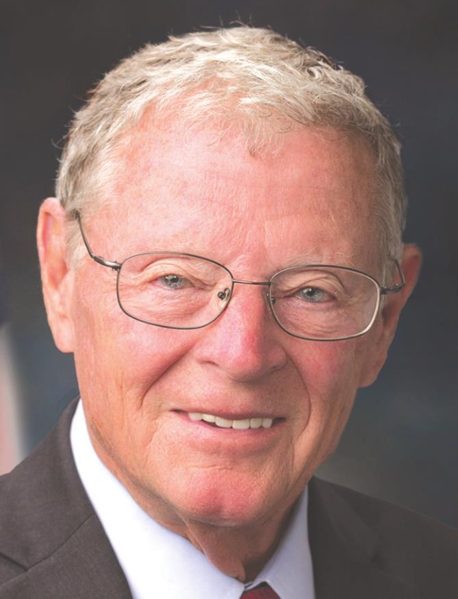 Sen. Jim Inhofe, left, voted “yes” by roll call vote for House Resolution 7010 in the U.S. Senate.Provided