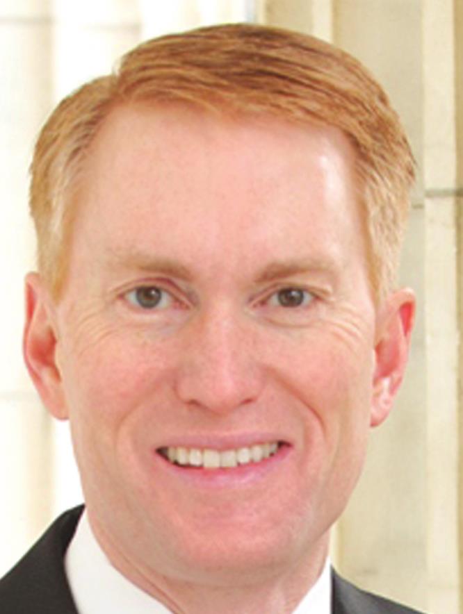 Sen. James Lankford, left, voted “yes” by roll call vote for House Resolution 7010 in the U.S. Senate.Provided