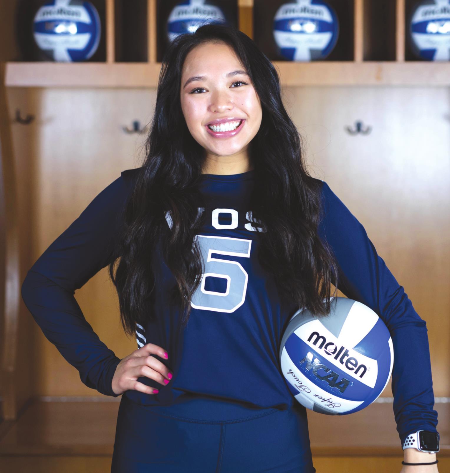 Senior SWOSU volleyball player Allie Hoang came on a visit and fell in love with SWOSU and knew she made the right choice coming to SWOSU. Provided