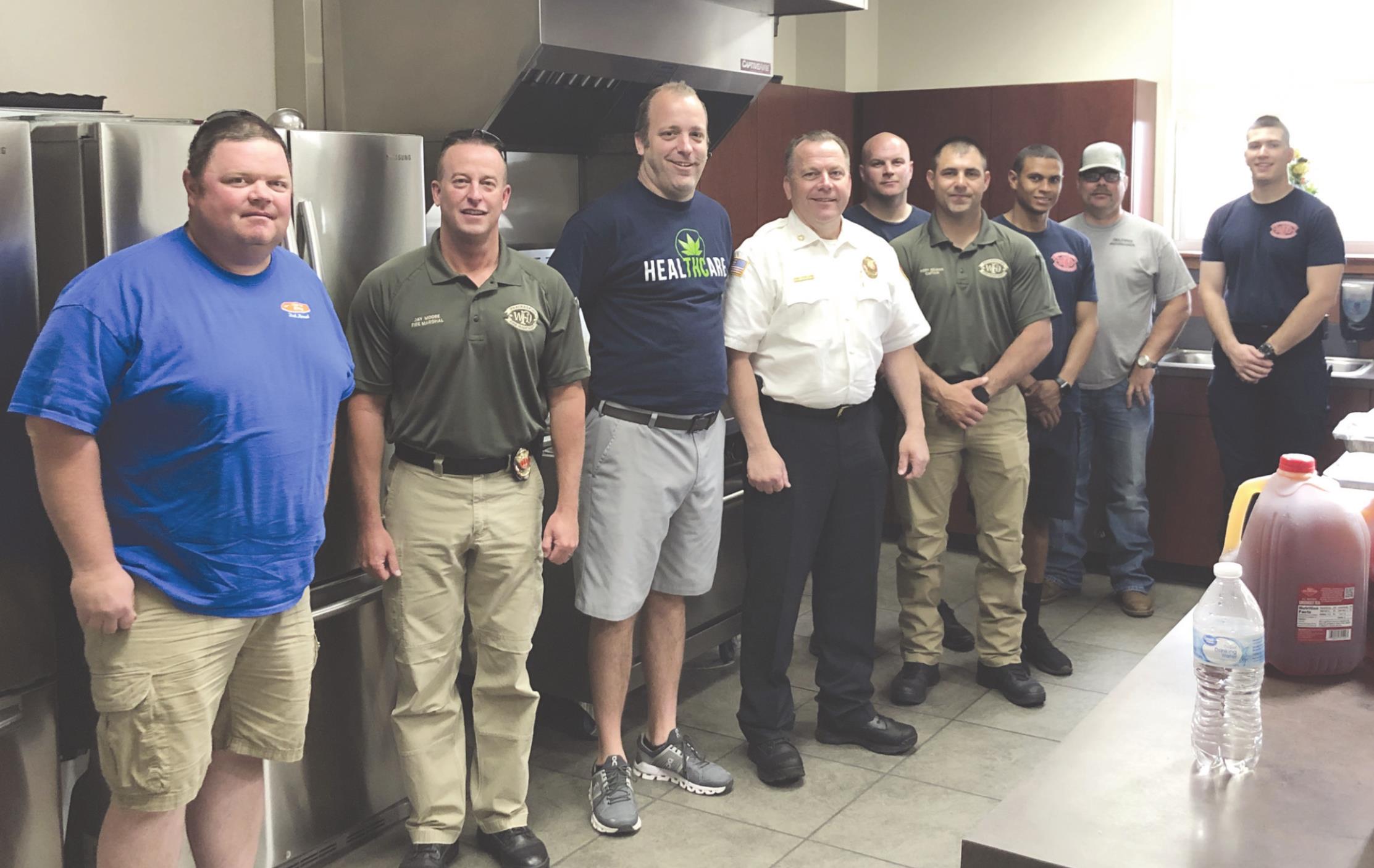 Provided Local businesses, The Wellness Joint and Growing Wellness, provided free meals to the Weatherford Fire Department earlier this week to say “thank you” for their work during COVID-19.