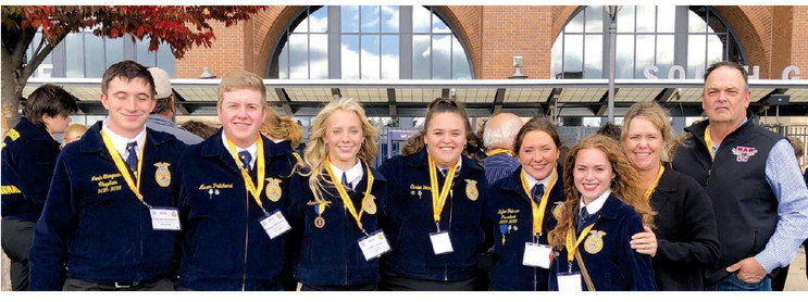 Weatherford FFA students attend the National Convention in Indianapolis. Provided