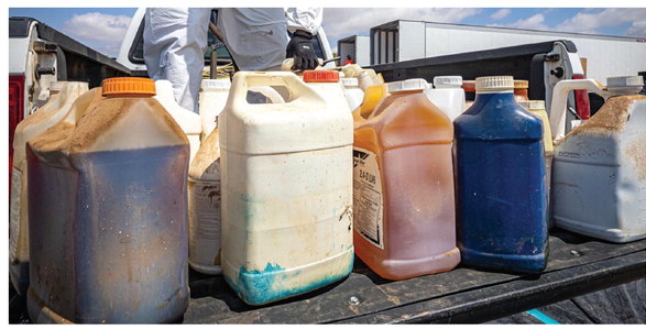◄ Oklahoma State University’s Pesticide Safety Education Program is partnering with the Oklahoma Department of Agriculture, Food and Forestry to host two unwanted pesticide disposal days in Woodward and Muskogee. Todd Johnson/Oklahoma State University Agricultural Communications Services