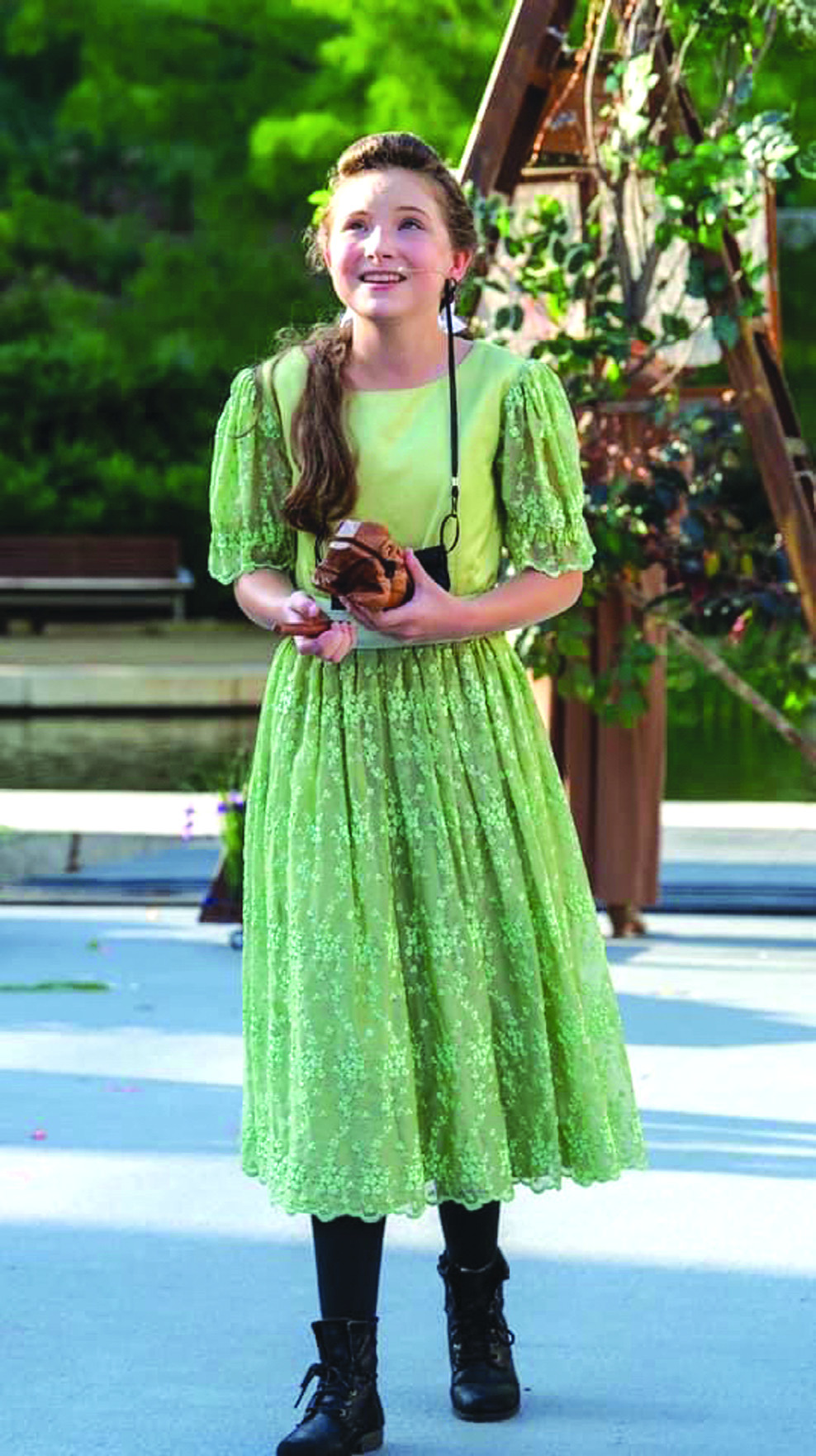 Samantha Rother performs in “Tuck Everlasting.” Rother has appeared in 37 shows, and she is preparing for more. Provided