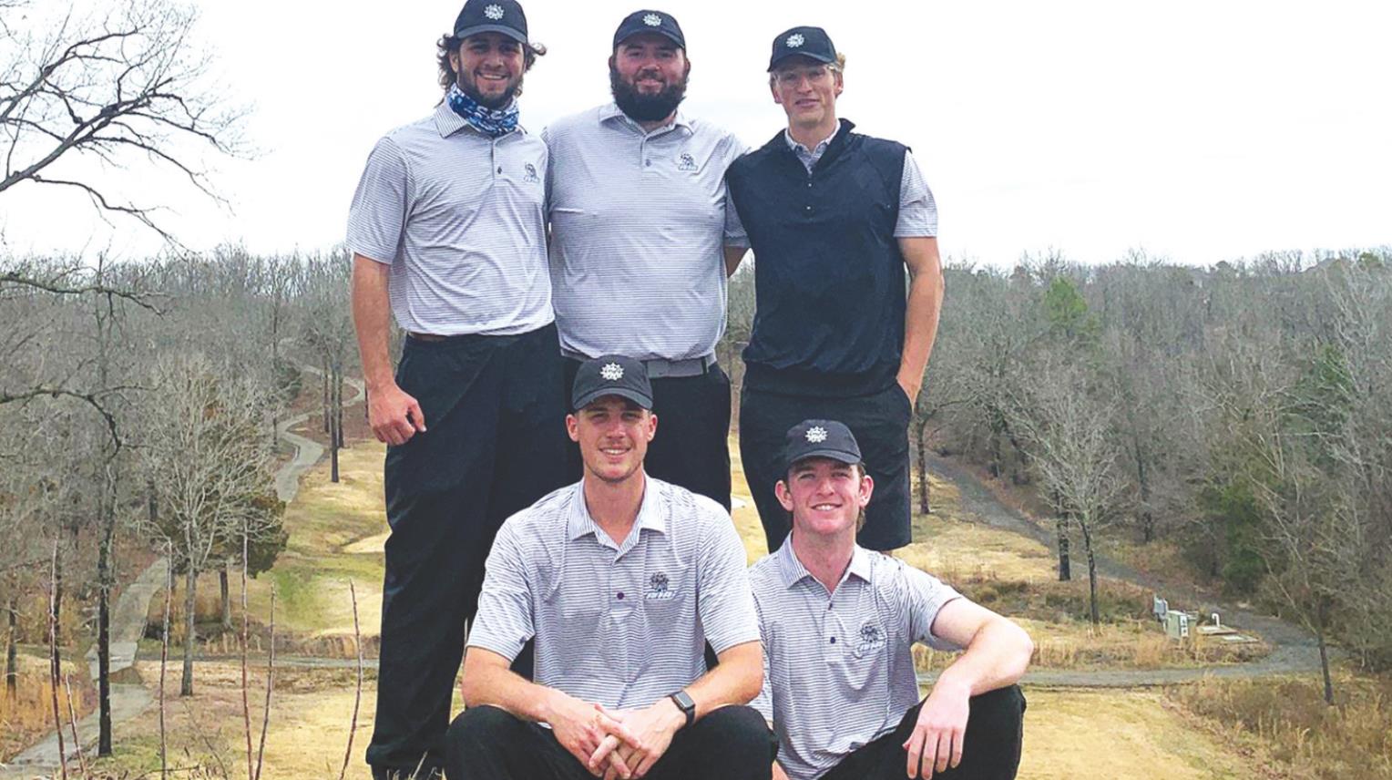 The SWOSU men’s golf team finished in the Top 5 at the Natural State Golf Classic in Cabot, Arkansas — a second straight Top-5 finish. Provided